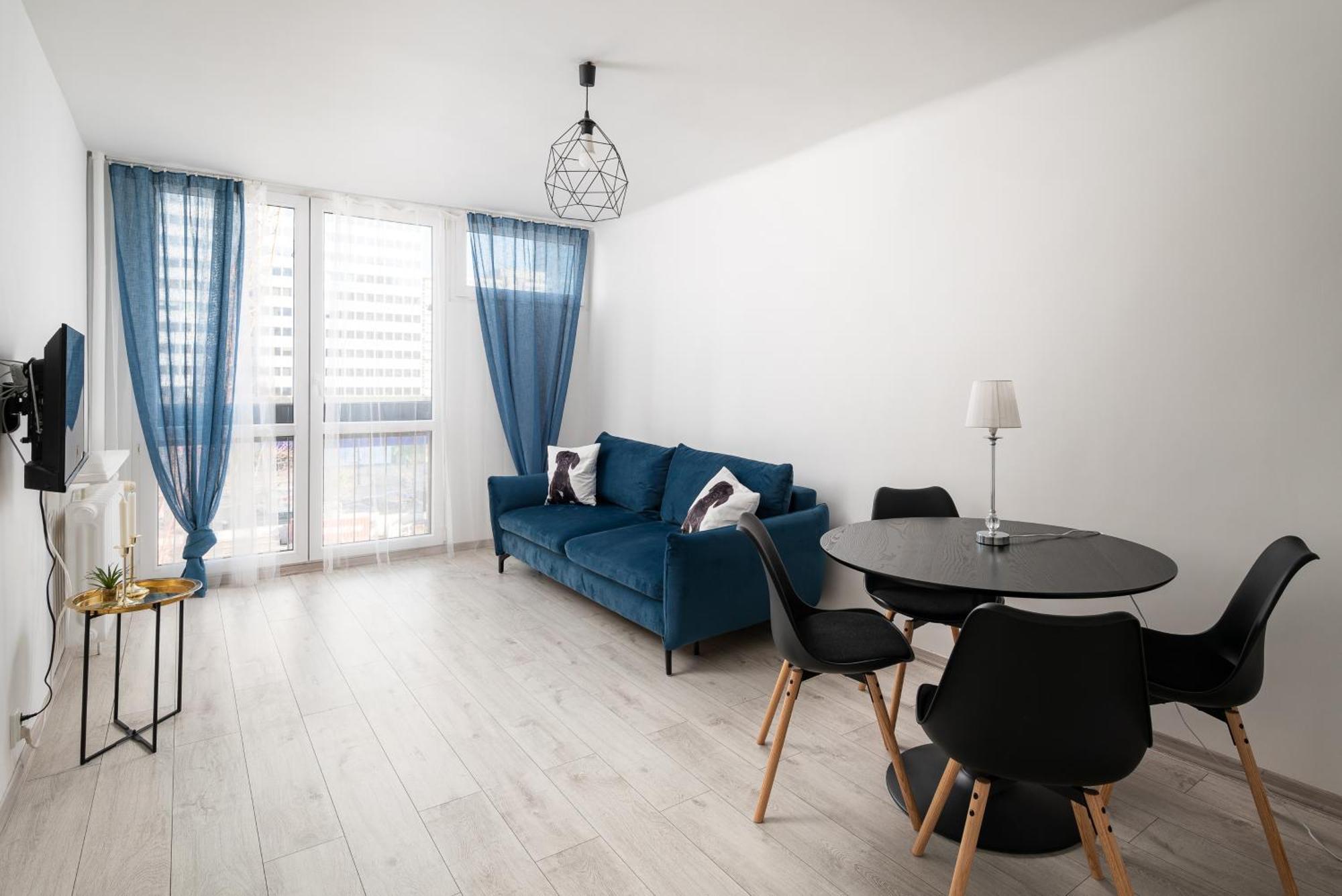 Grzybowska Blue City Centre Apartment Warsaw Exterior photo